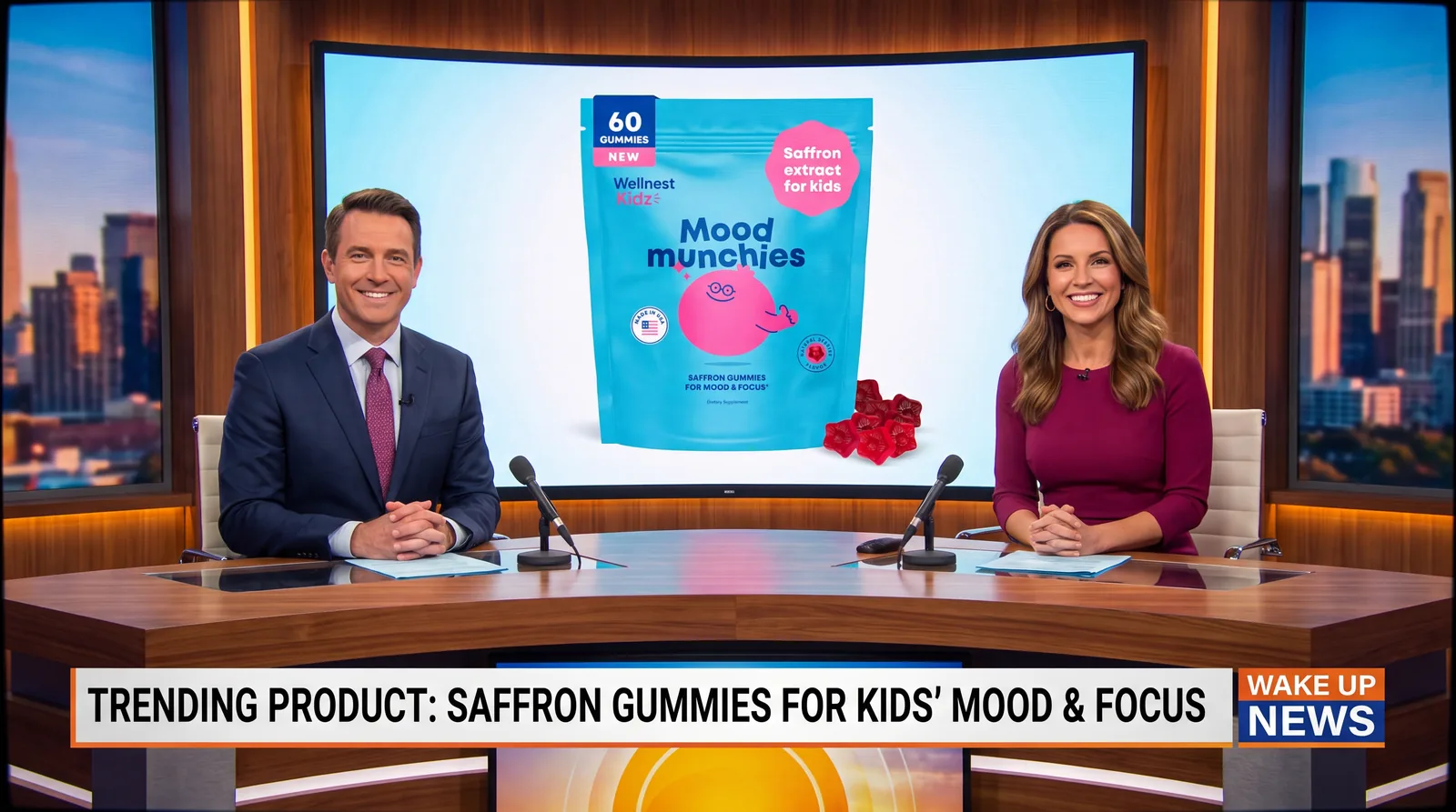 Wellnest Kidz featured on a morning news broadcast