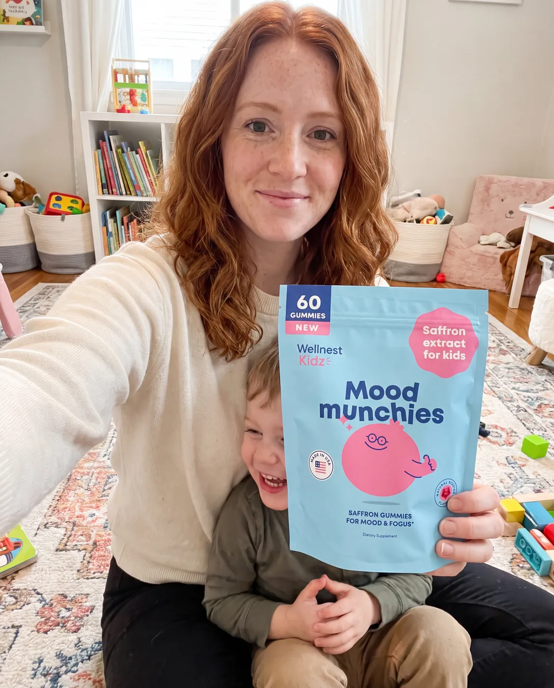 Mom and son with Mood Munchies